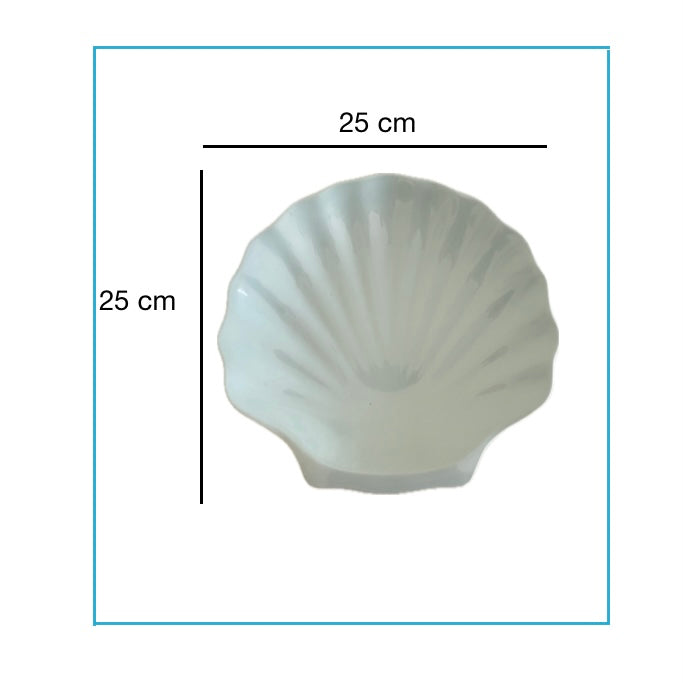 Seashell Melamine Plate