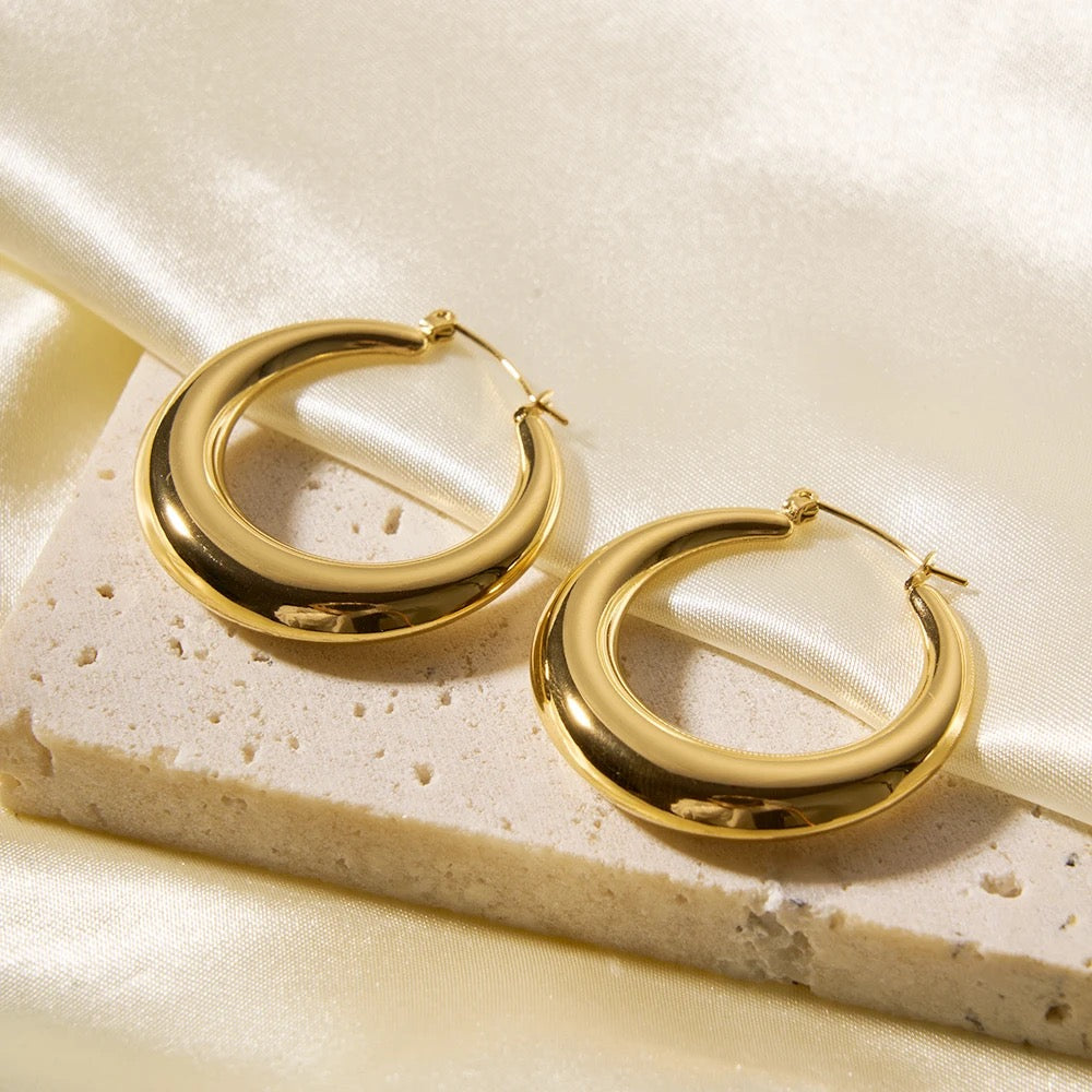 Round Chubby Earrings
