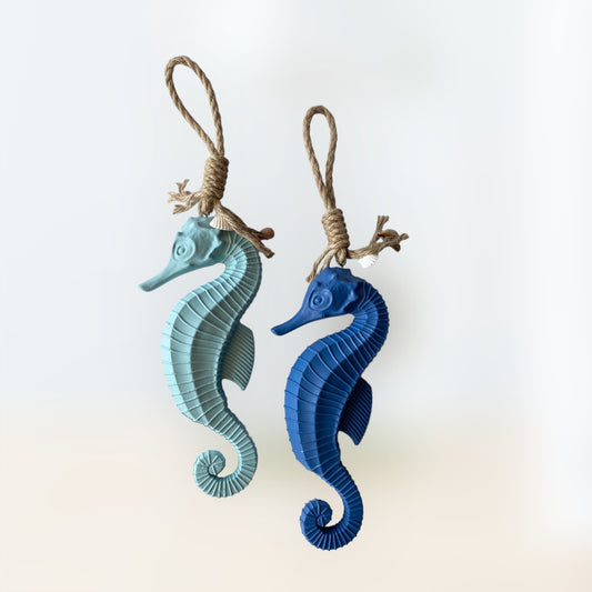 Wooden Seahorse Wall Decor