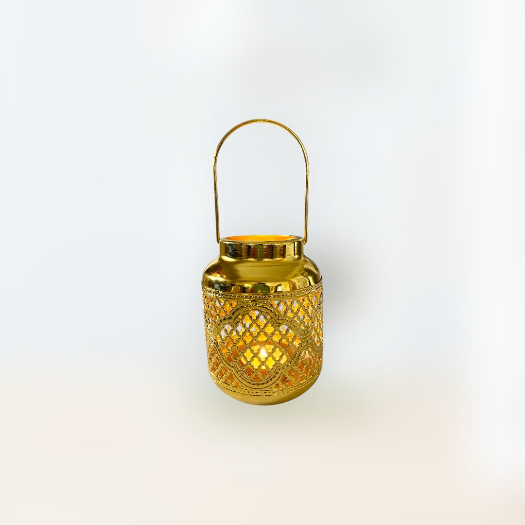 Golden Ramadan Lantern; 1