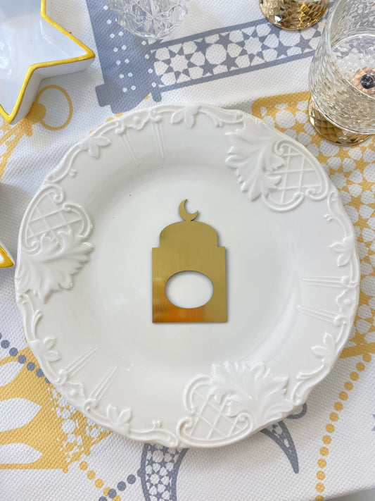 Gold Napkin Rings Set