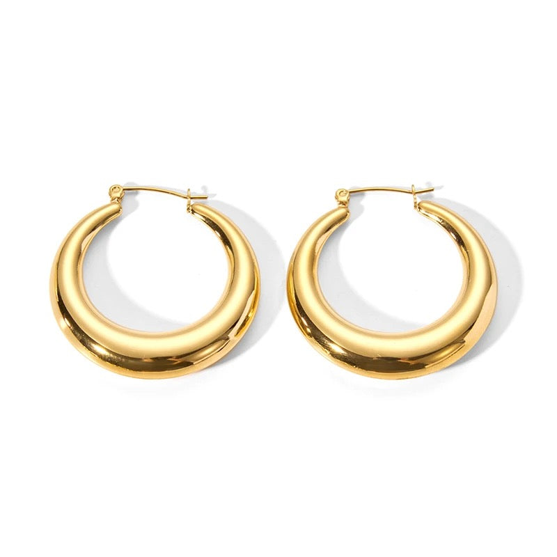 Round Chubby Earrings