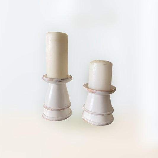 Wooden Candle Holder ;01