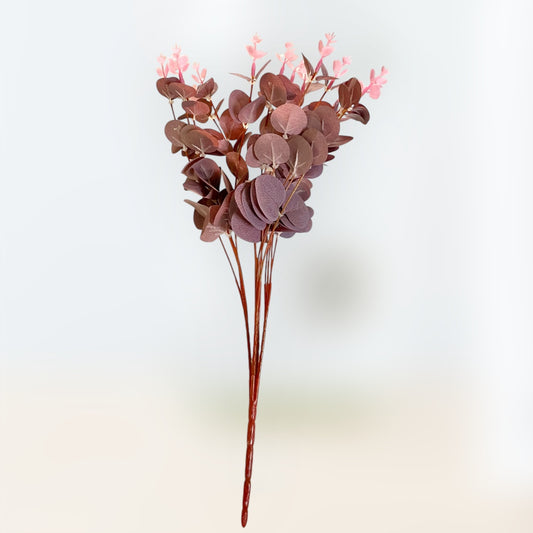 Eucalyptus Burgundy Artificial Flowers