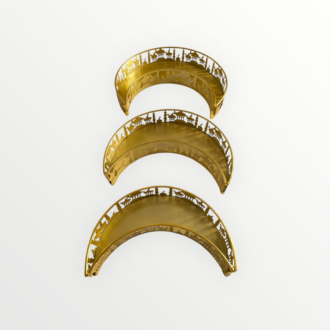 GOLD CRESCENT SET