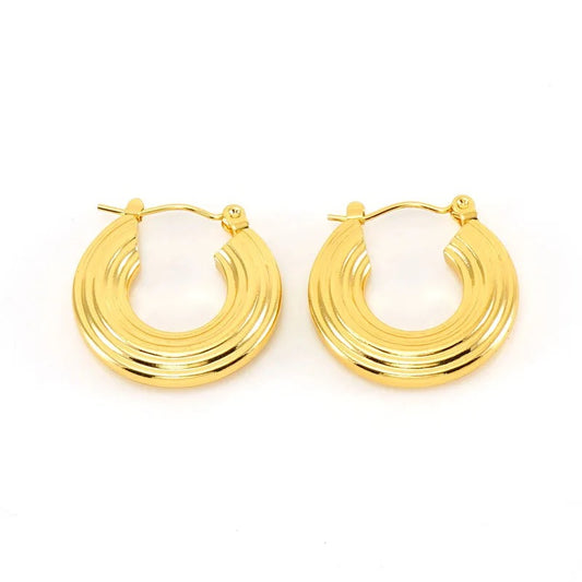 Vintage Huggies Earrings.