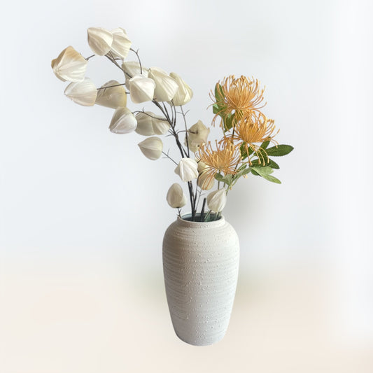 White vase-B
