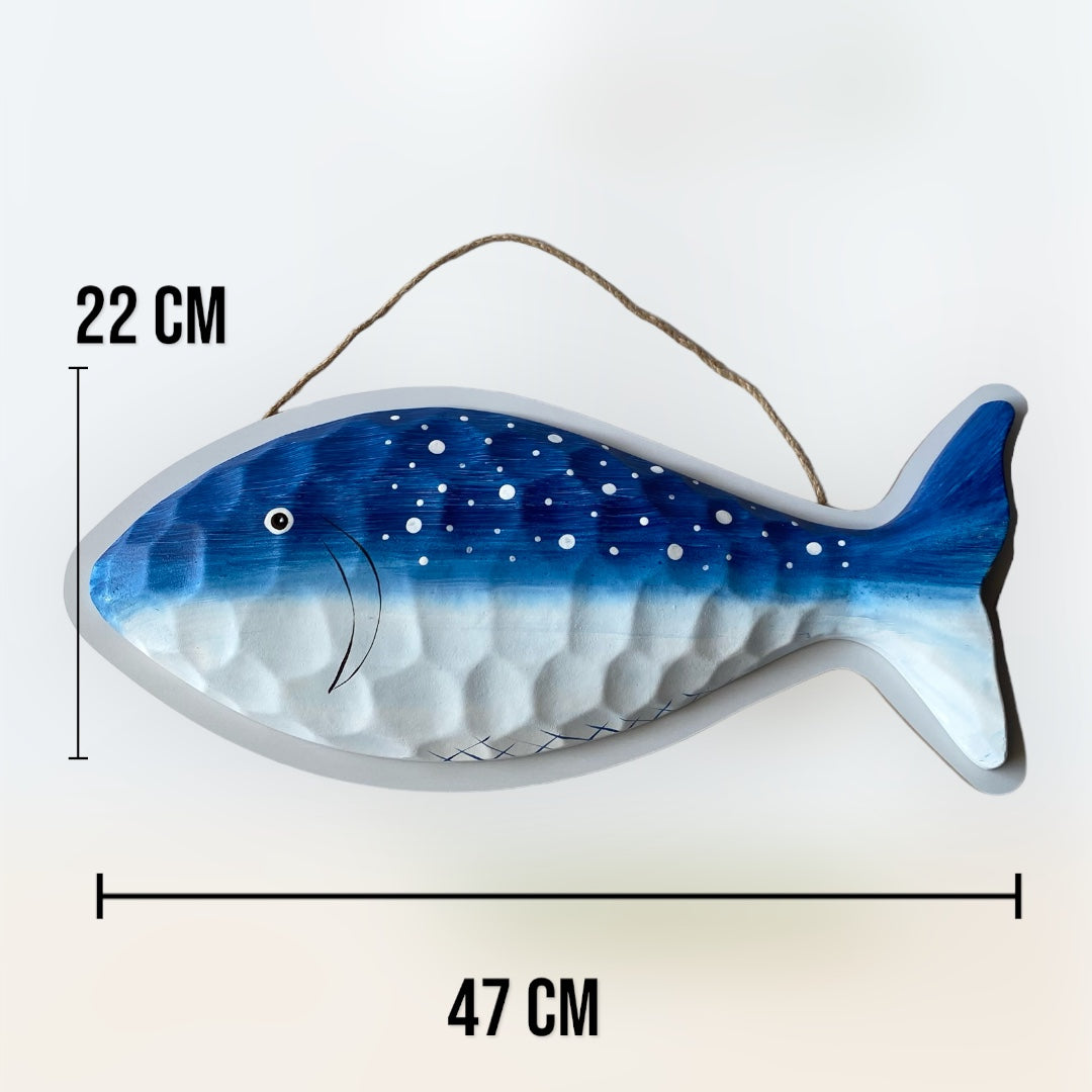 Wooden Wall Fish Decor