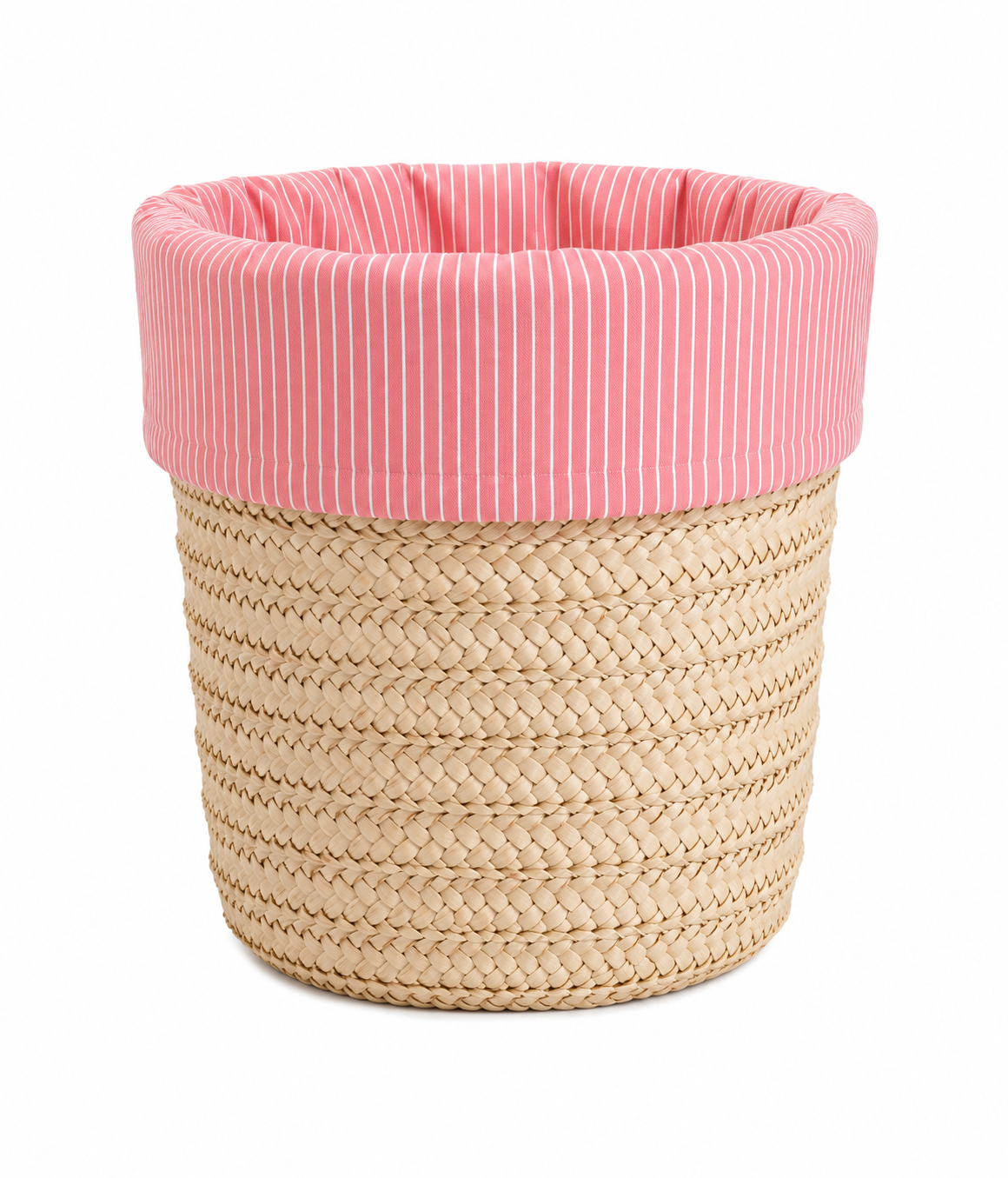 Blush Palm Leaves Basket