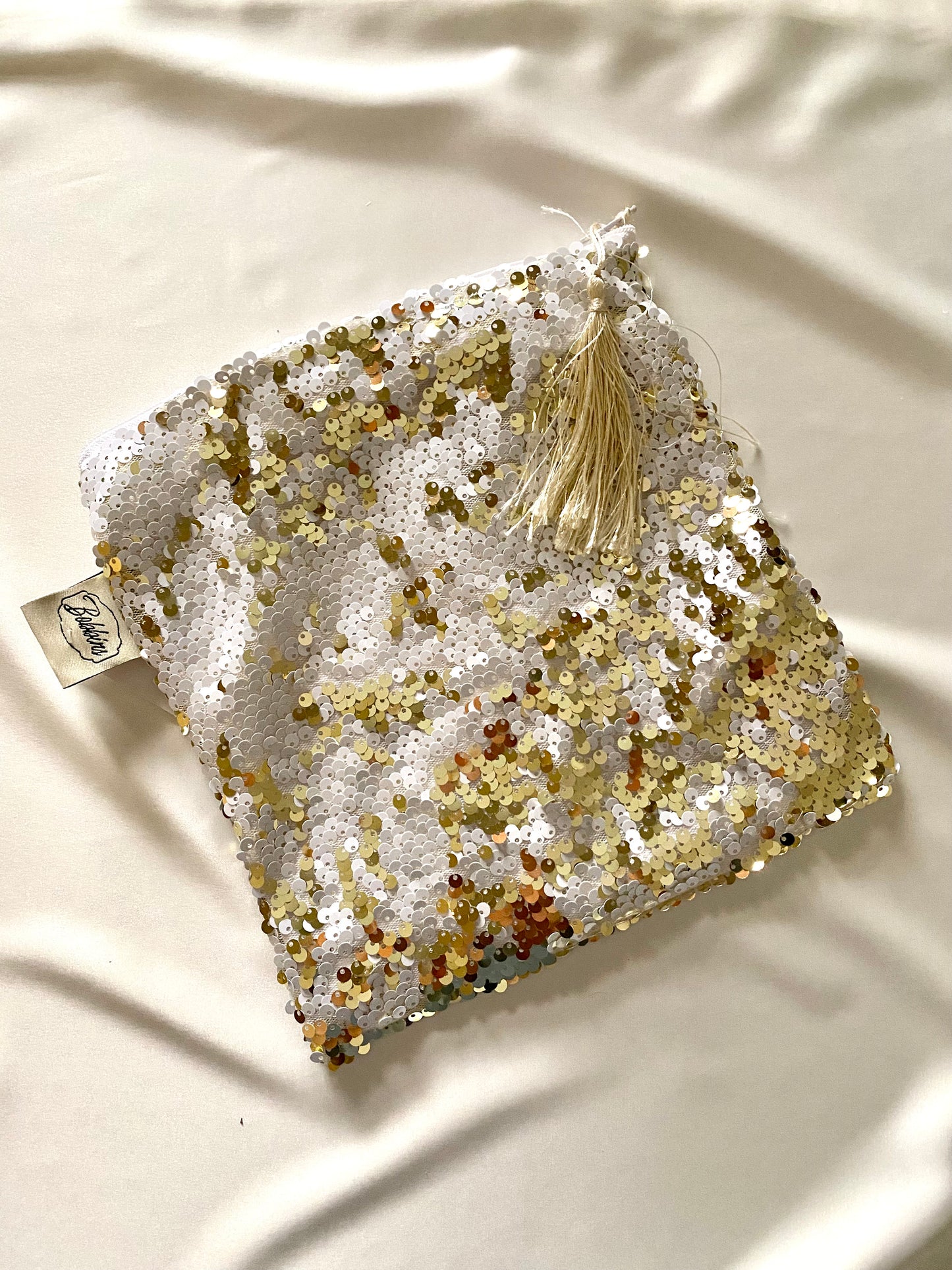 Flate Sequence Makeup Bag