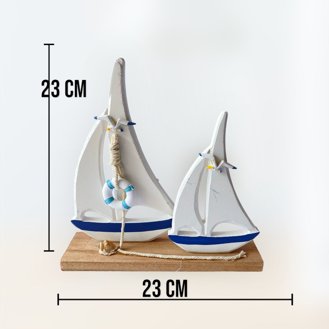 Sail Ship Stand Decor