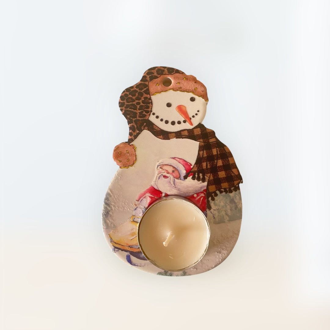 Ceramic candle holder