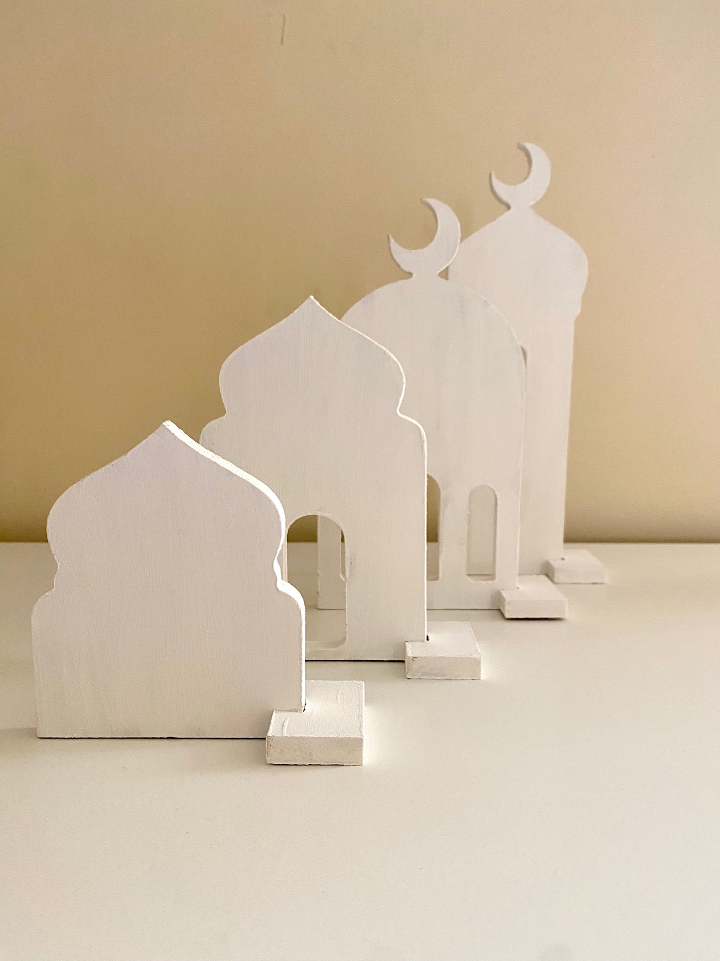 White mosques set