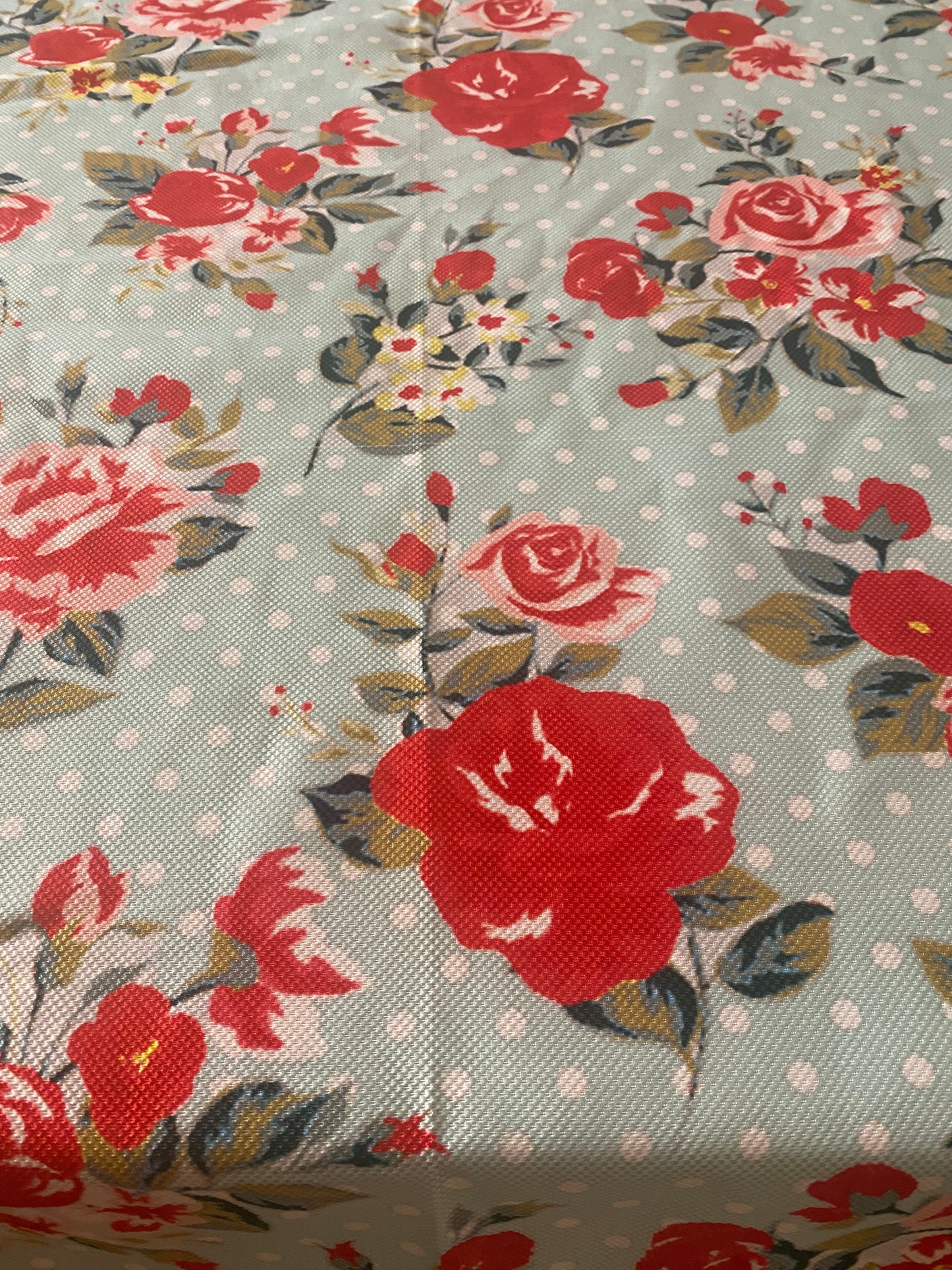 Red Flower Tablecloth