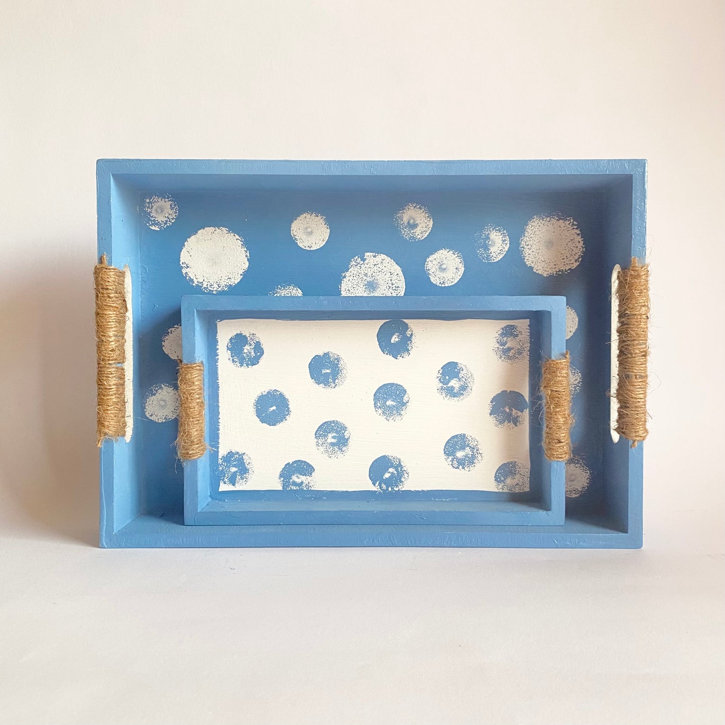 Wooden Tray Set-B