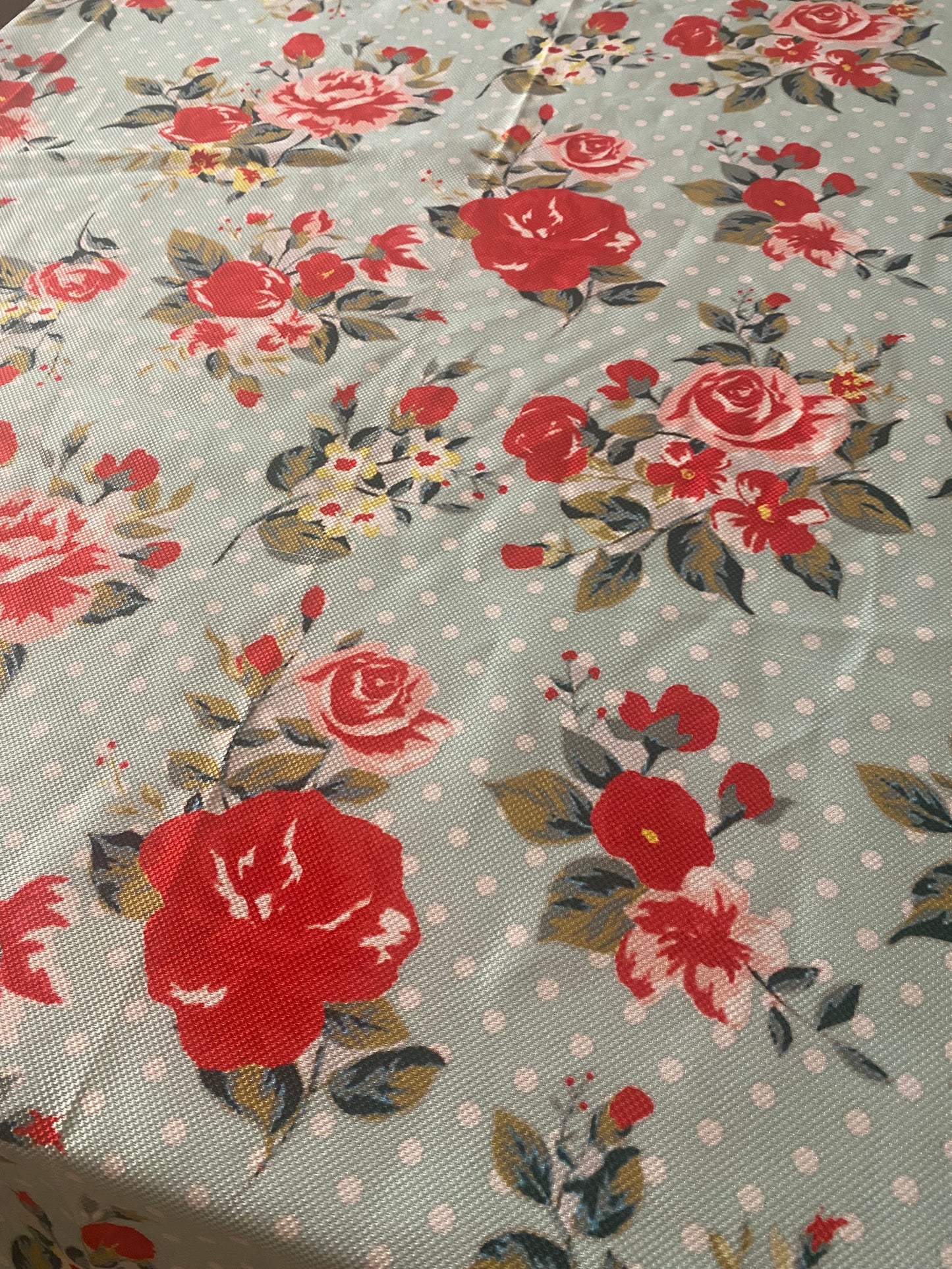 Red Flower Tablecloth