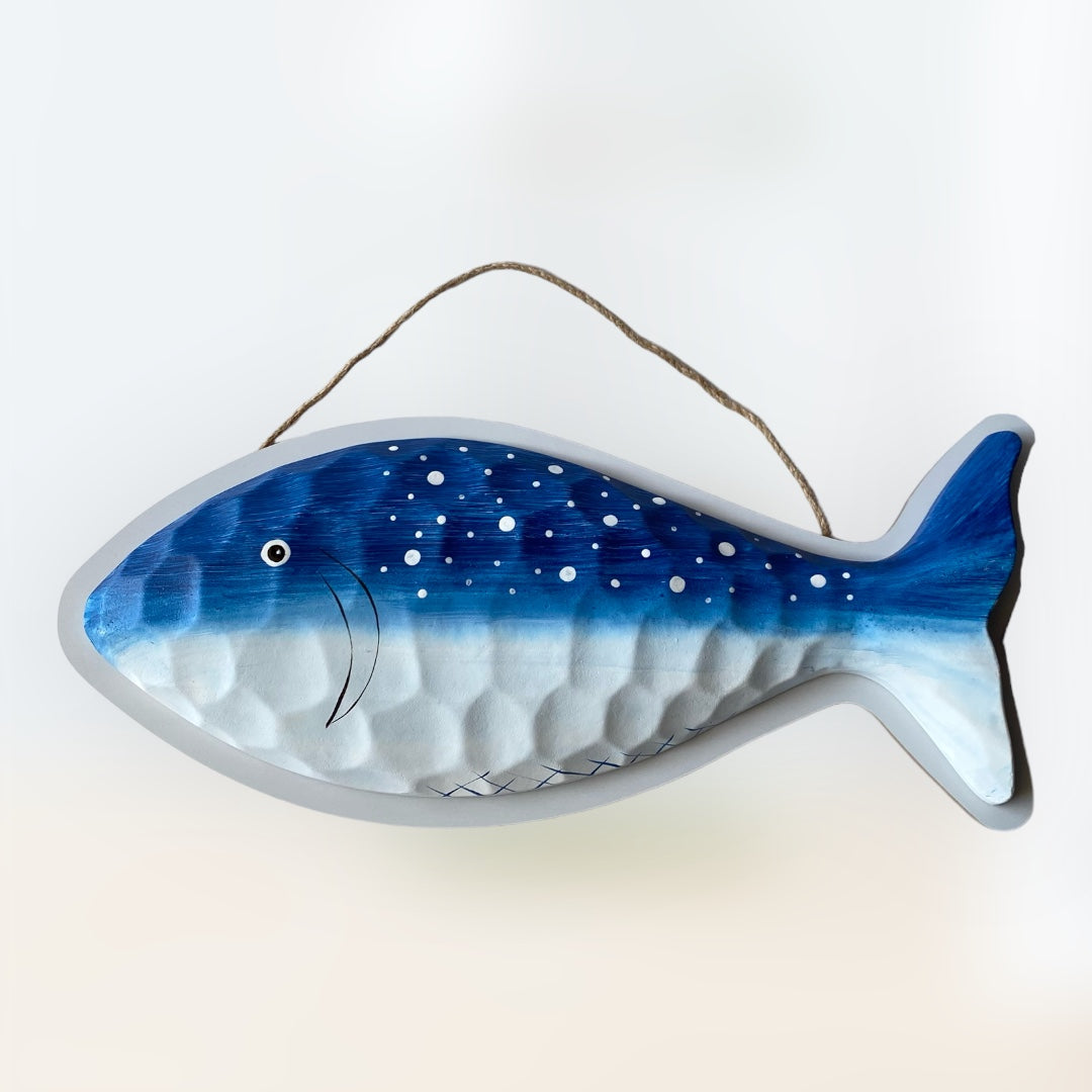 Wooden Wall Fish Decor