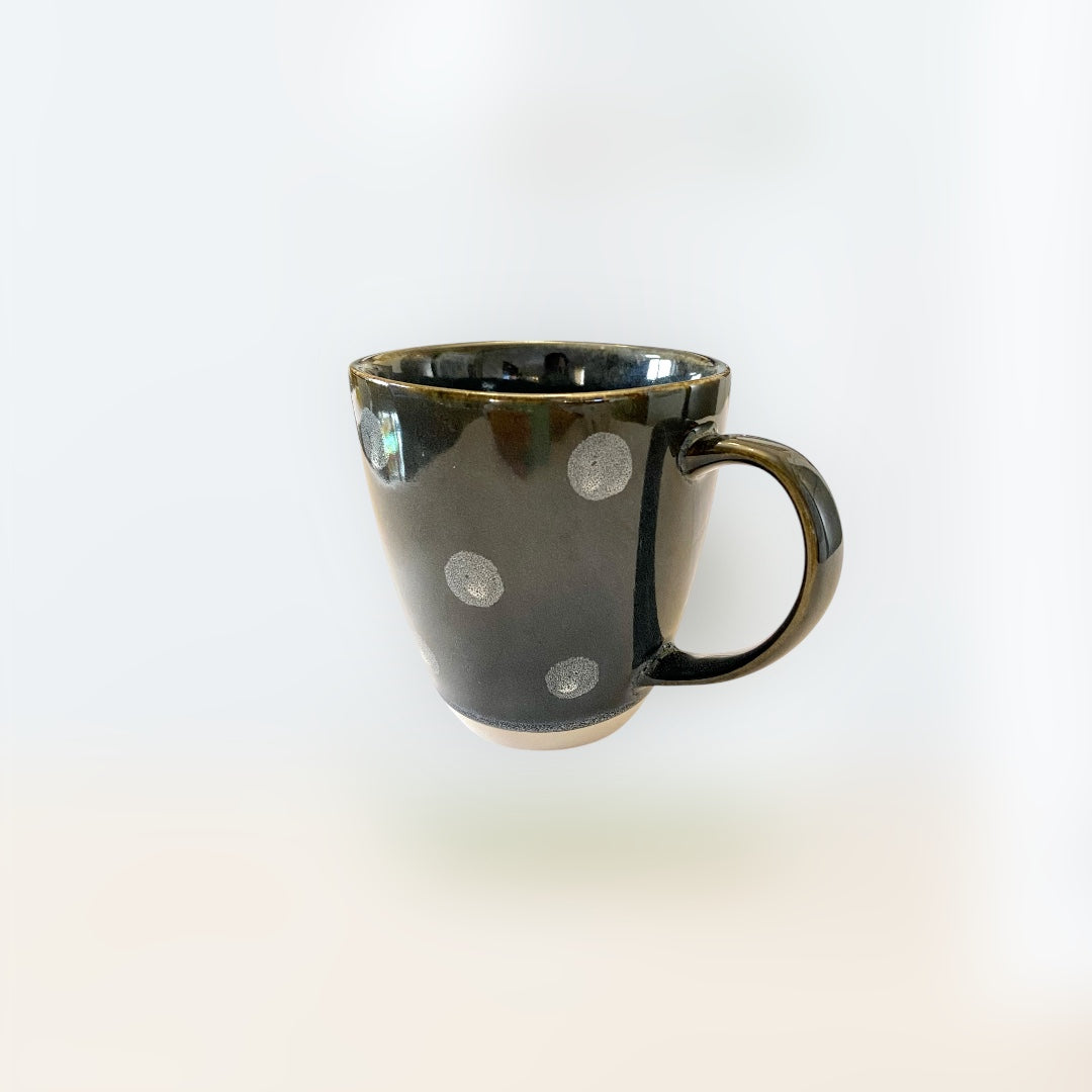 Polka porcelain mug