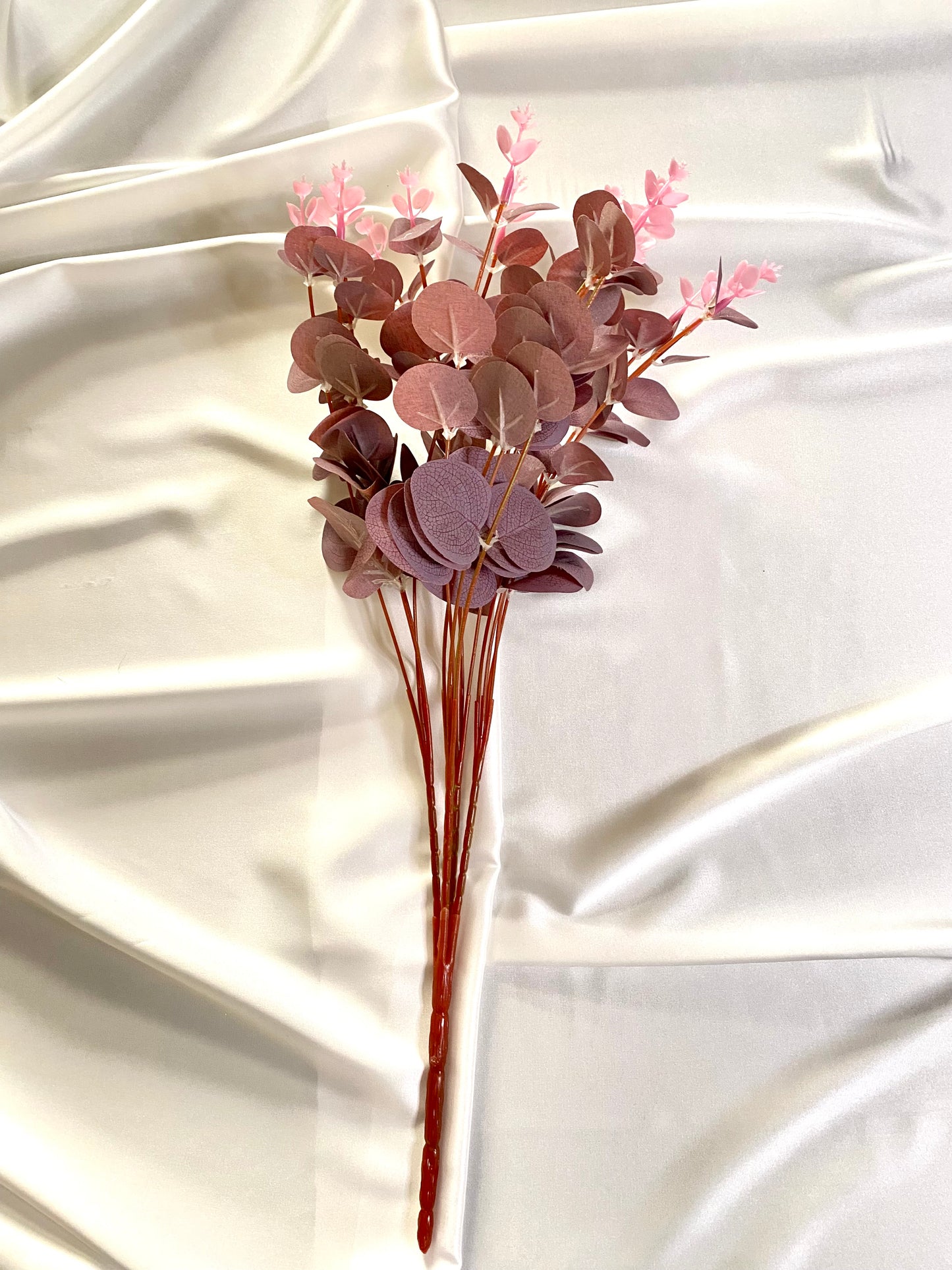 Eucalyptus Burgundy Artificial Flowers