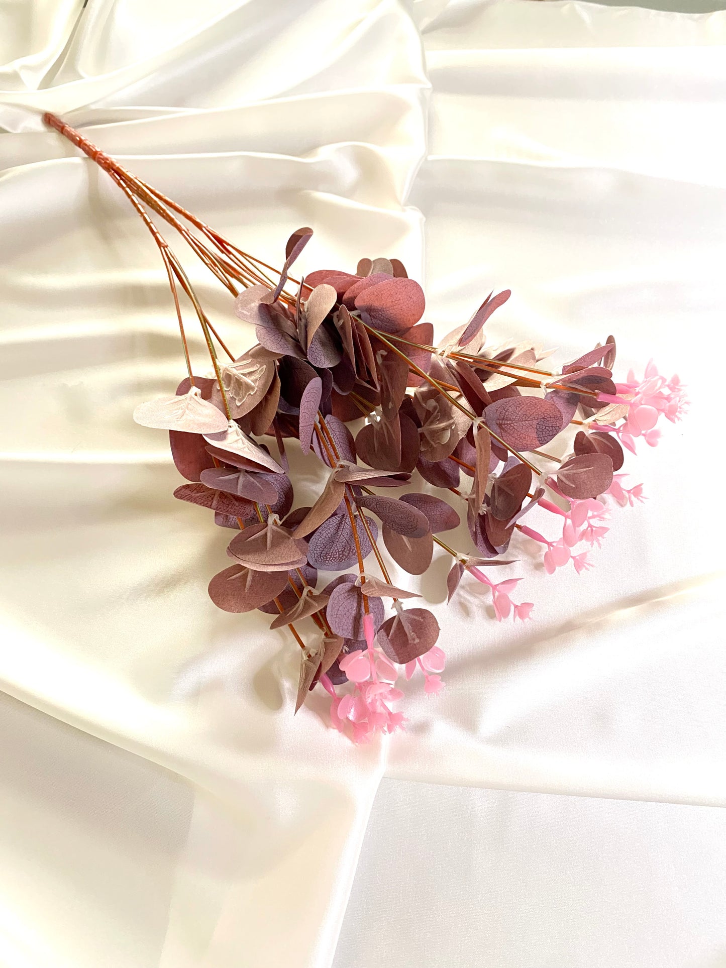 Eucalyptus Burgundy Artificial Flowers