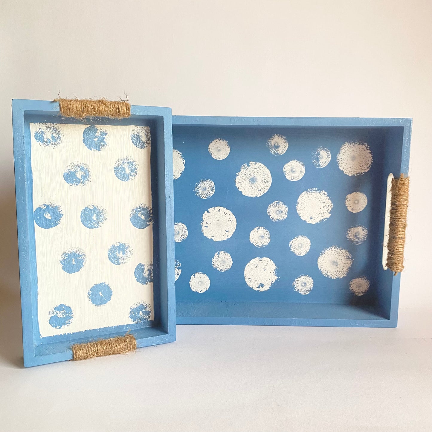 Wooden Tray Set-B