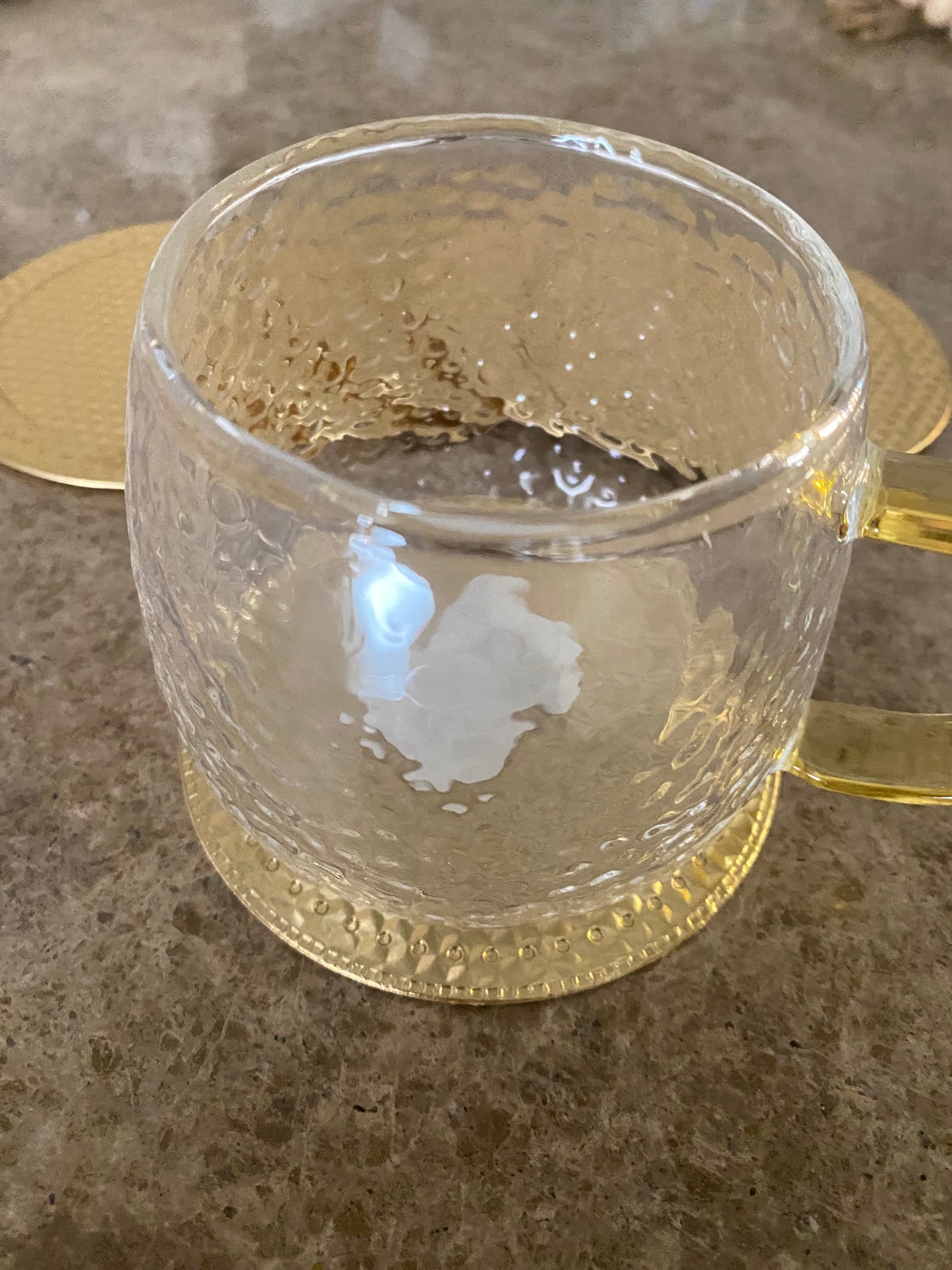 Gold coaster set