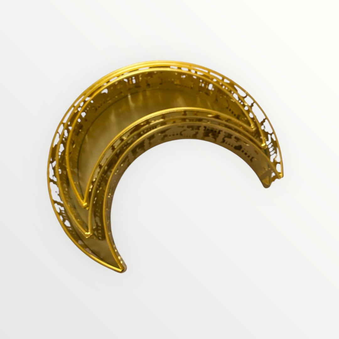 GOLD CRESCENT SET