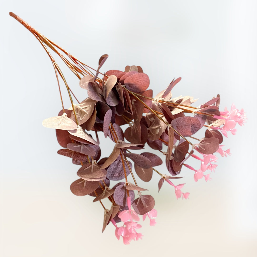 Eucalyptus Burgundy Artificial Flowers