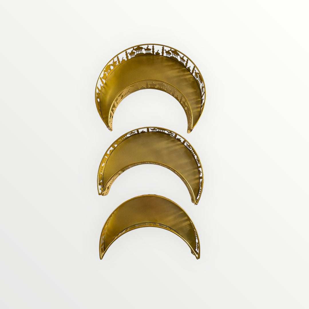 GOLD CRESCENT SET