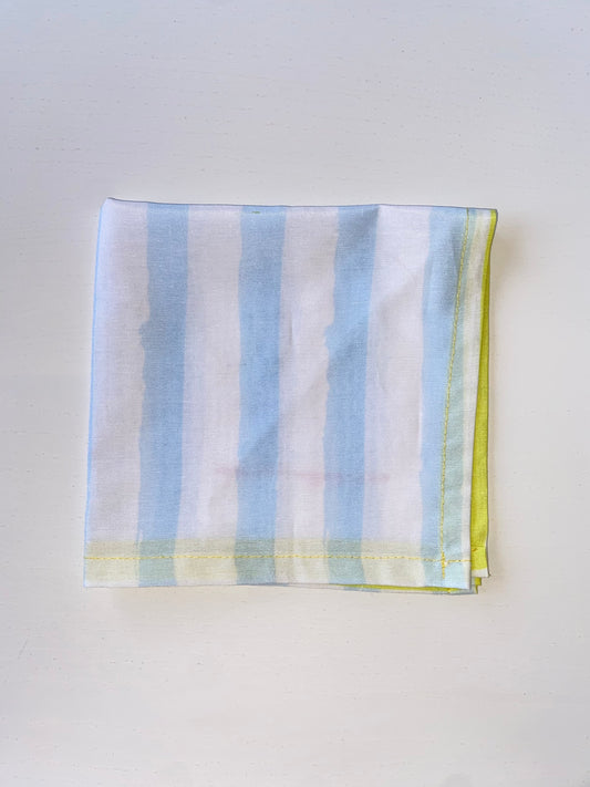 Blue Stripe Napkin-set of 4