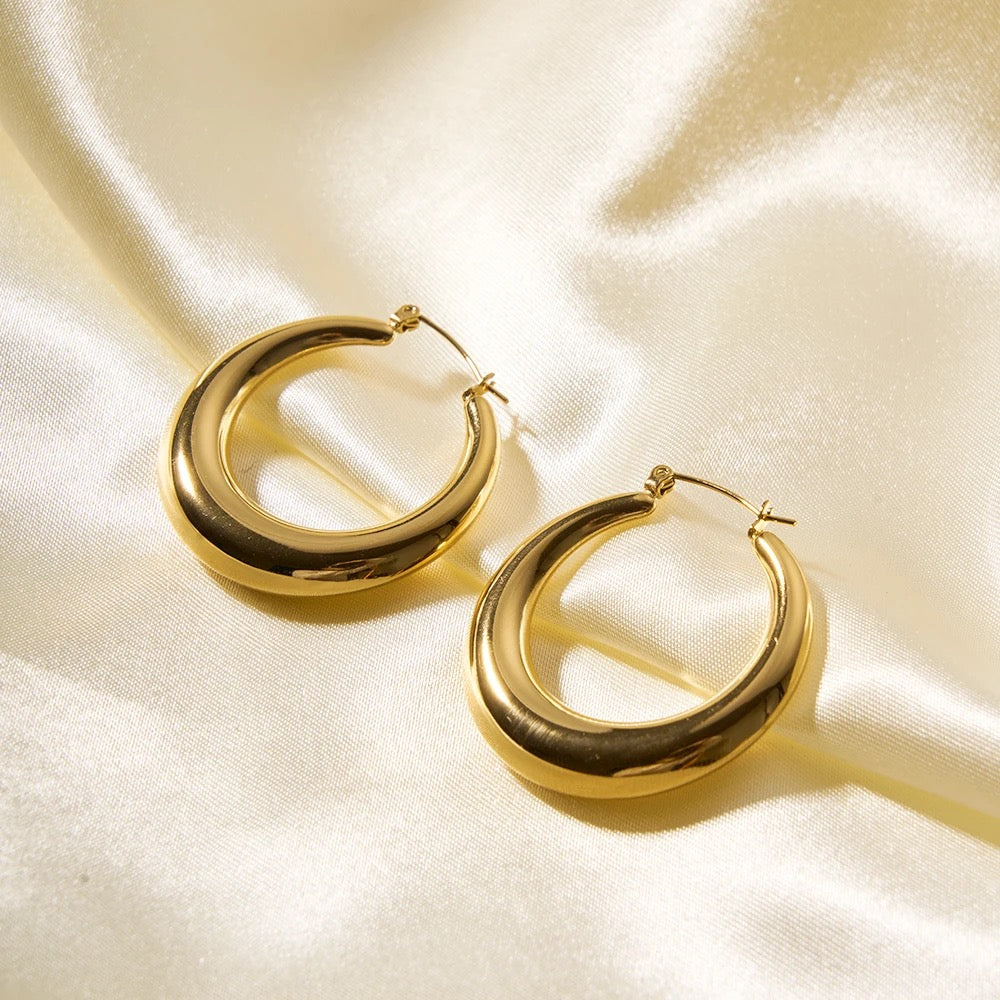 Round Chubby Earrings