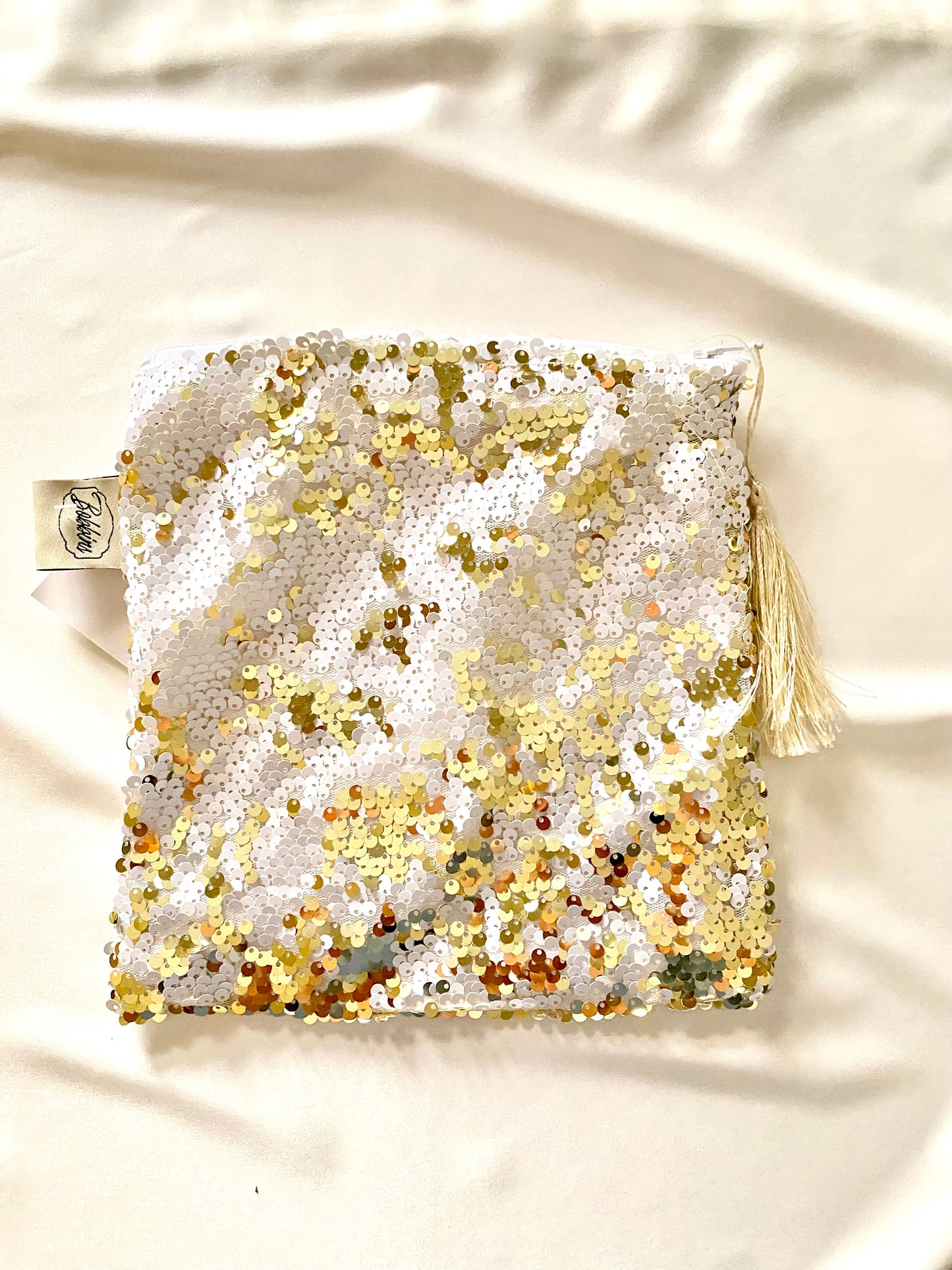 Flate Sequence Makeup Bag
