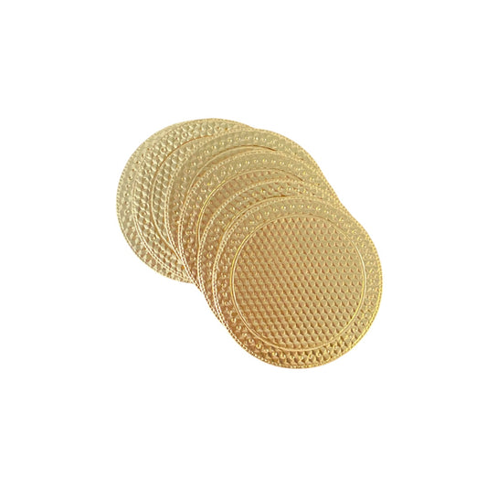 Gold coaster set