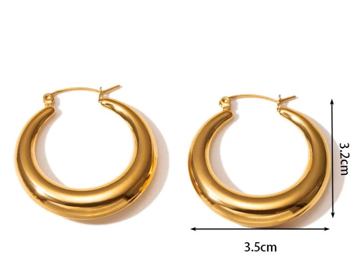 Round Chubby Earrings