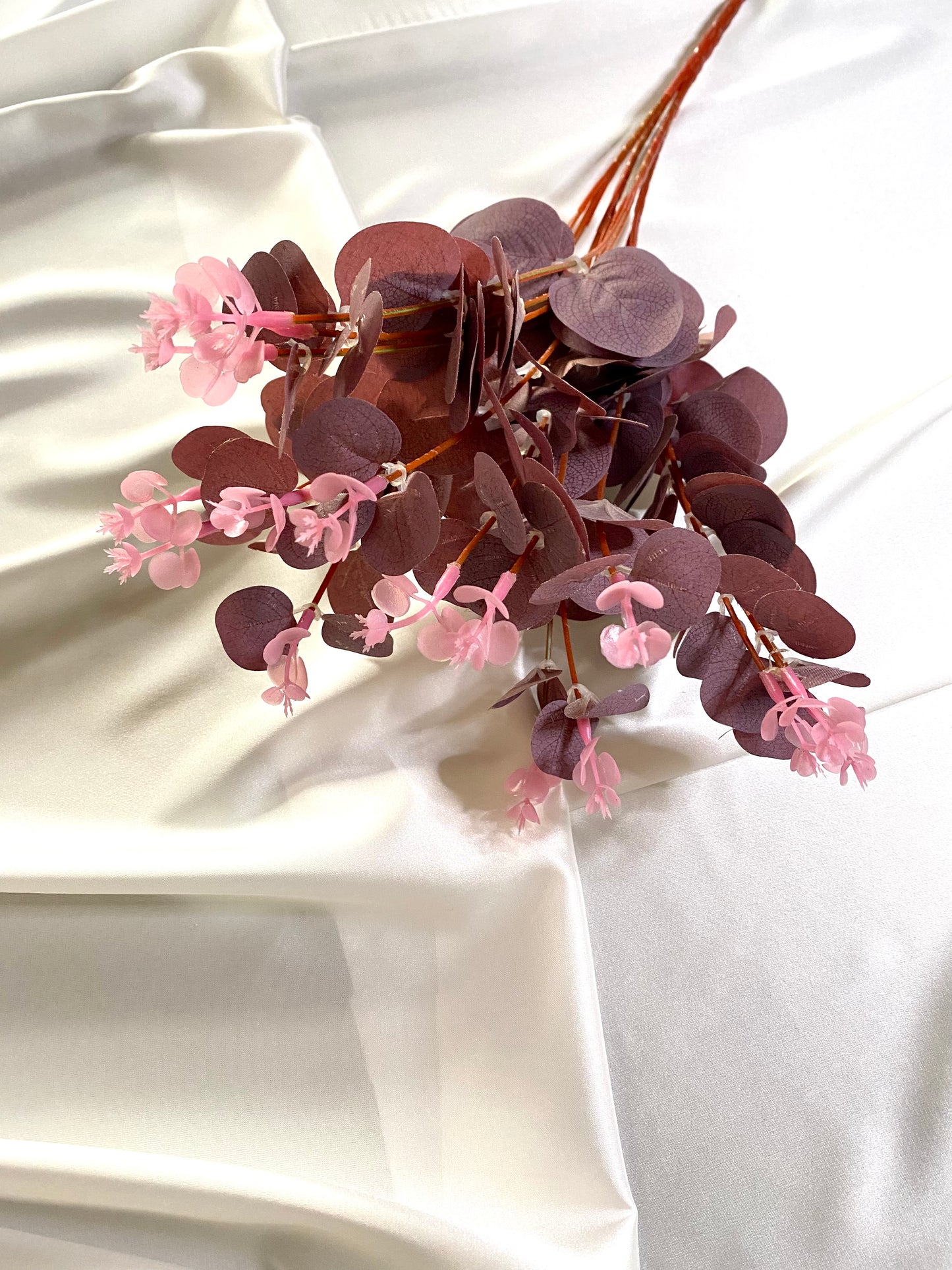 Eucalyptus Burgundy Artificial Flowers