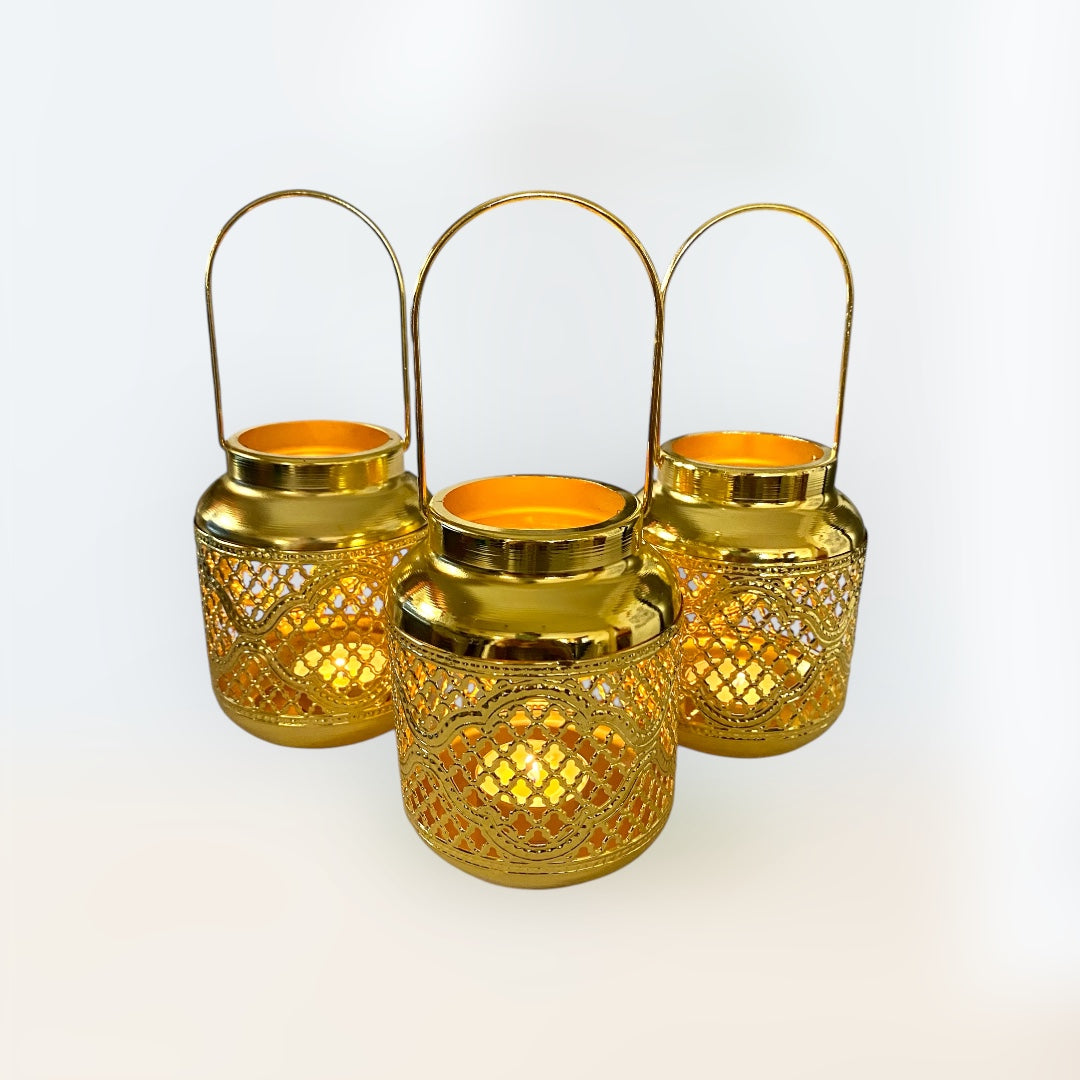 Golden Ramadan Lantern; 1
