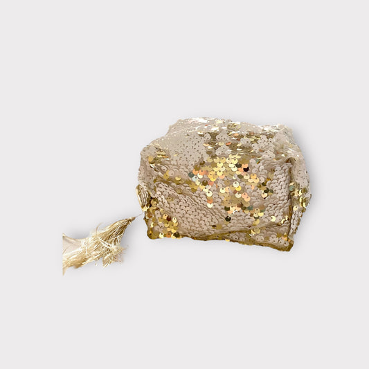 Boxy Sequence Makeup Bag