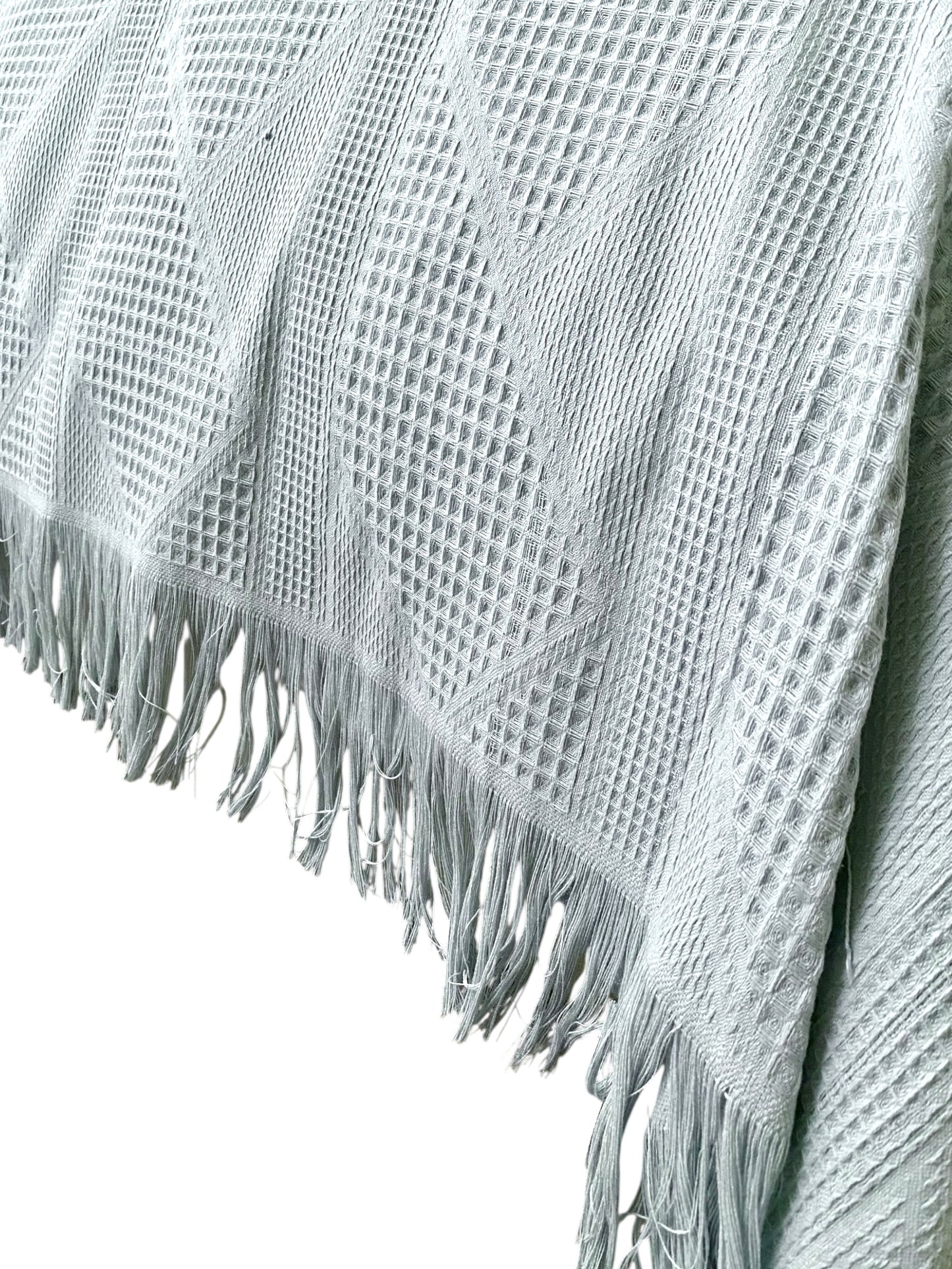 Cotton coverlet-eucalyptus