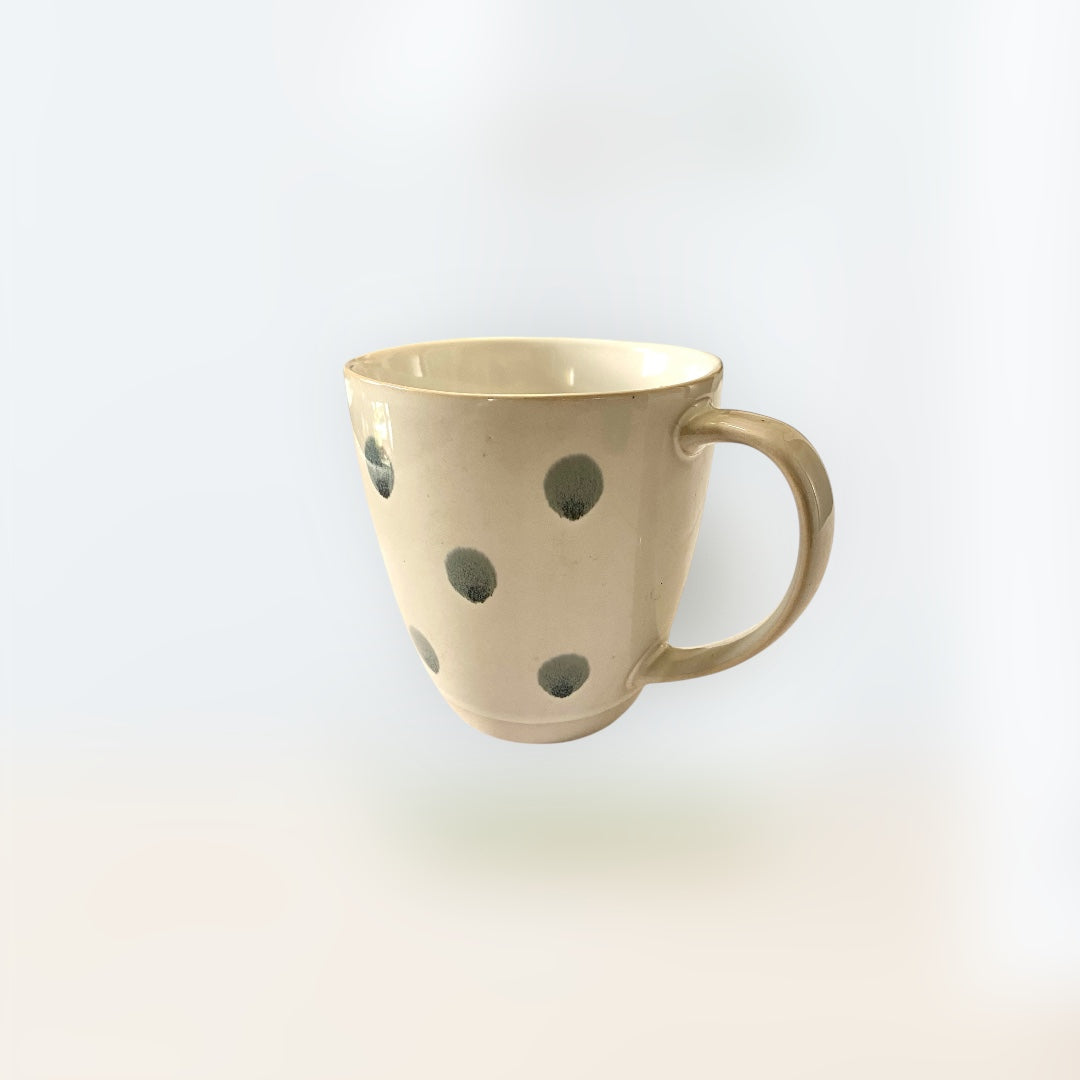 Polka porcelain mug