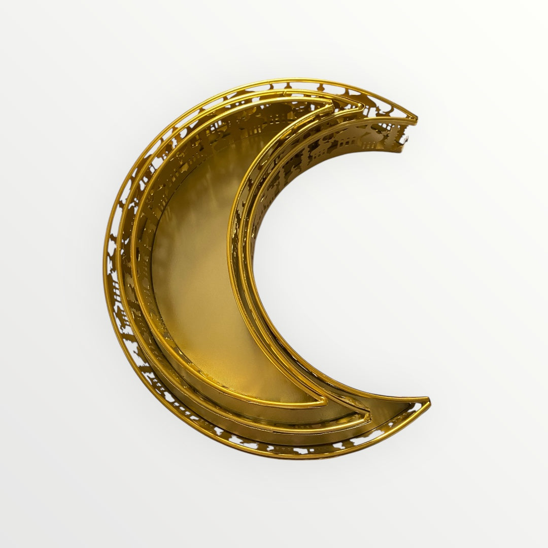 GOLD CRESCENT SET