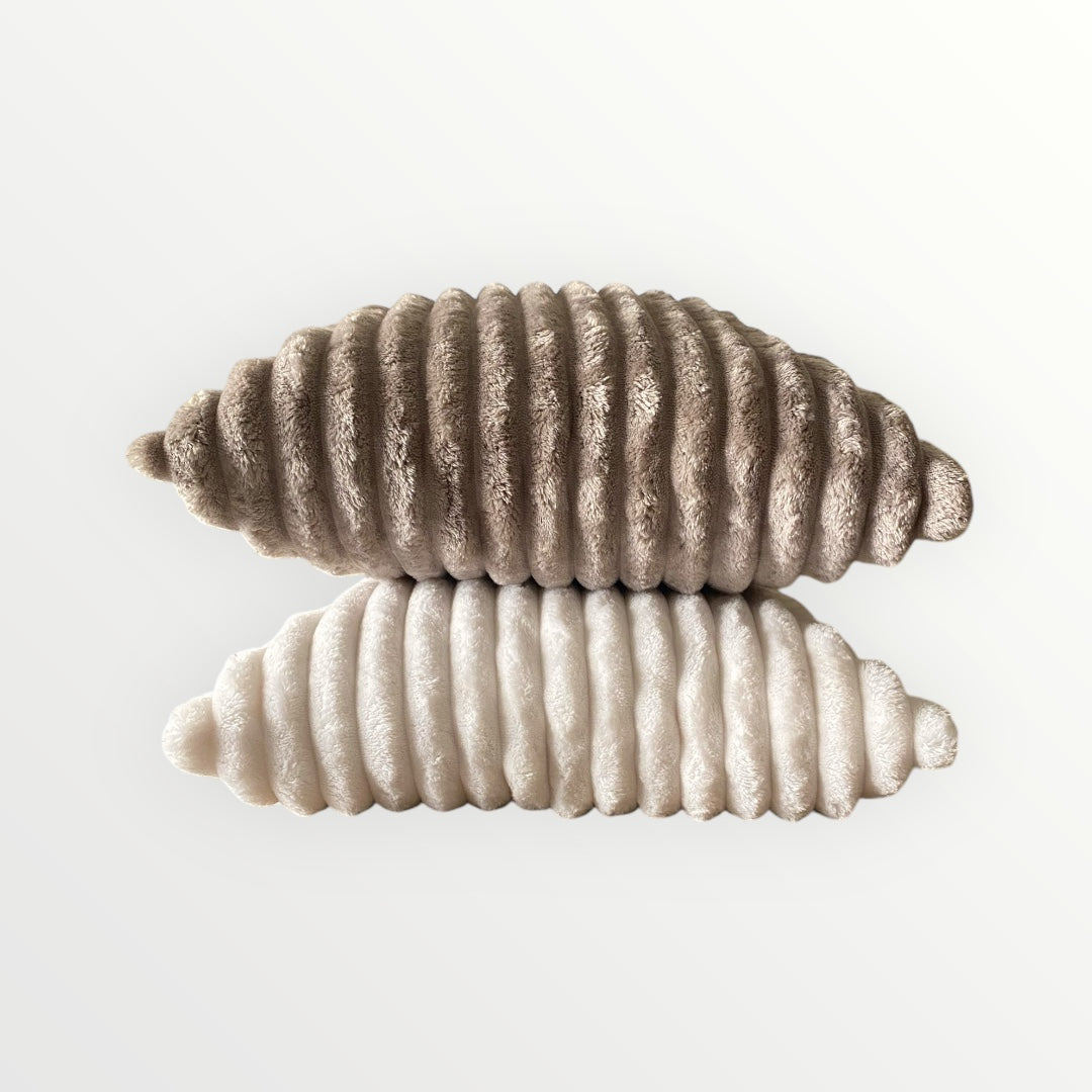 Faux Fur Ribbed Cushion Cover