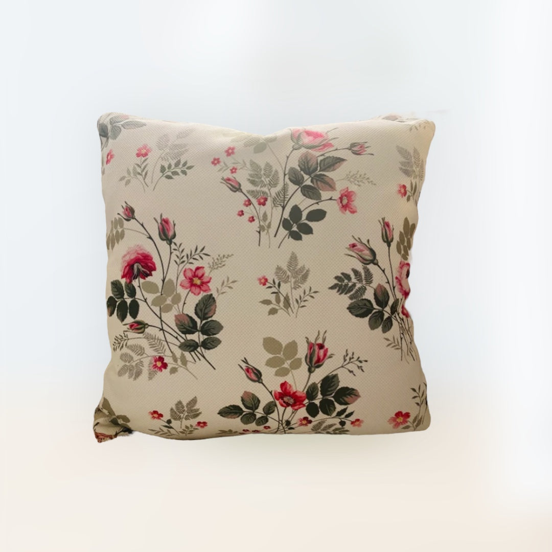 Floral cushion cover