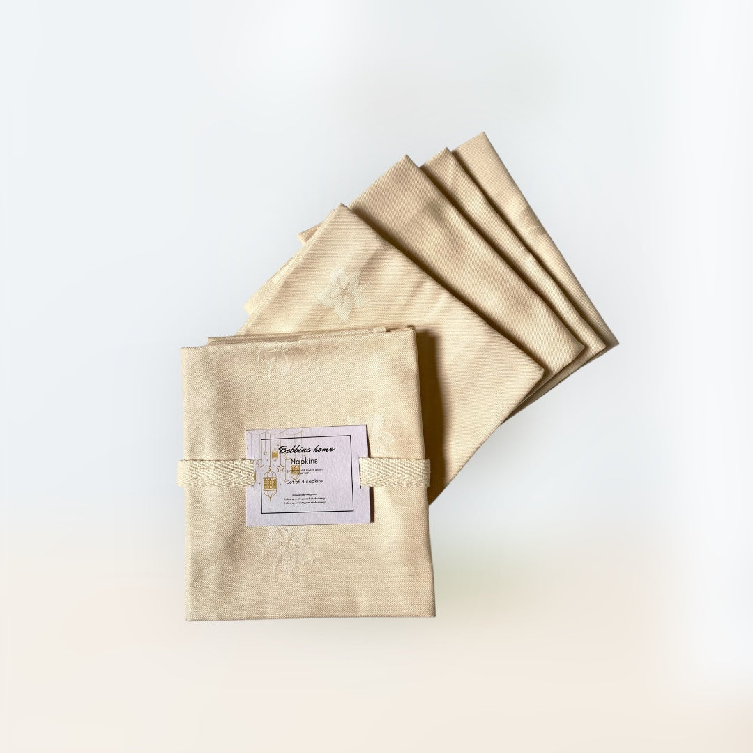 Cotton Napkins..4-Pack