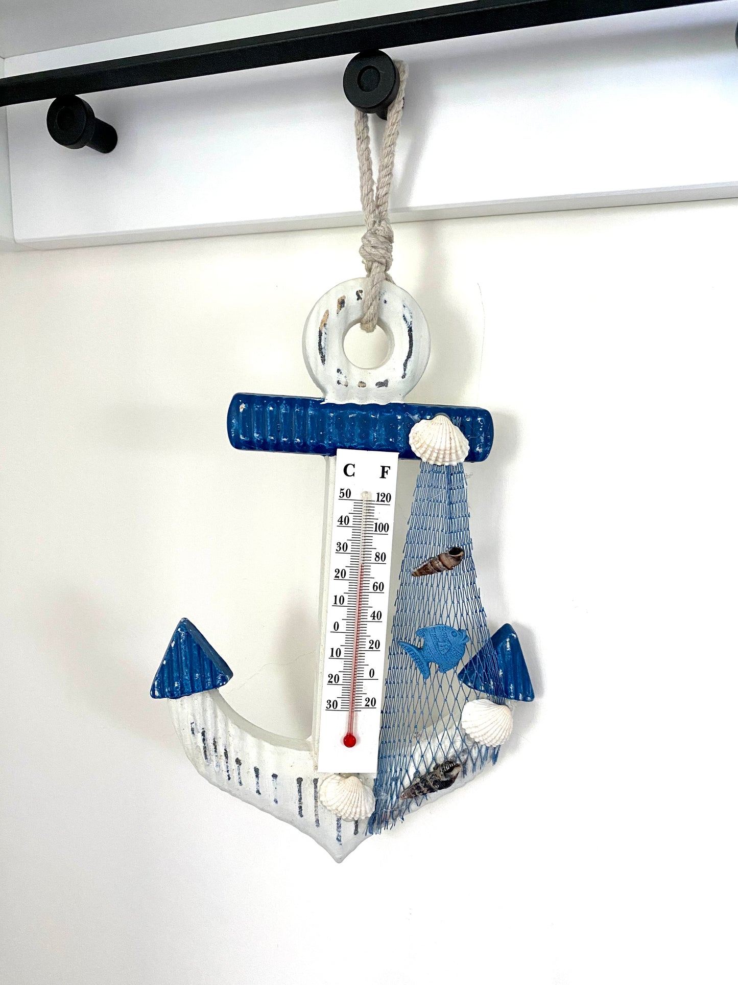 Wooden Anchor Wall Decor