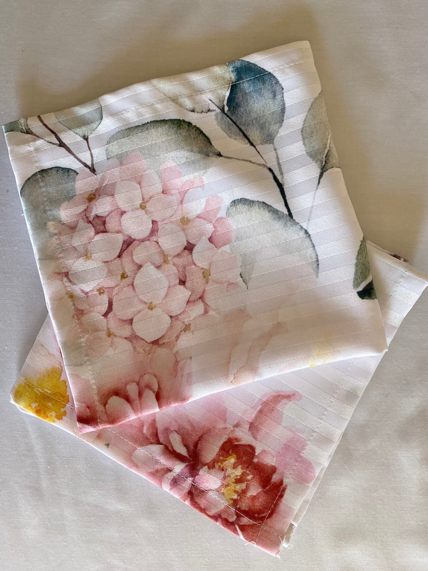 Napkins; Floral Pattern