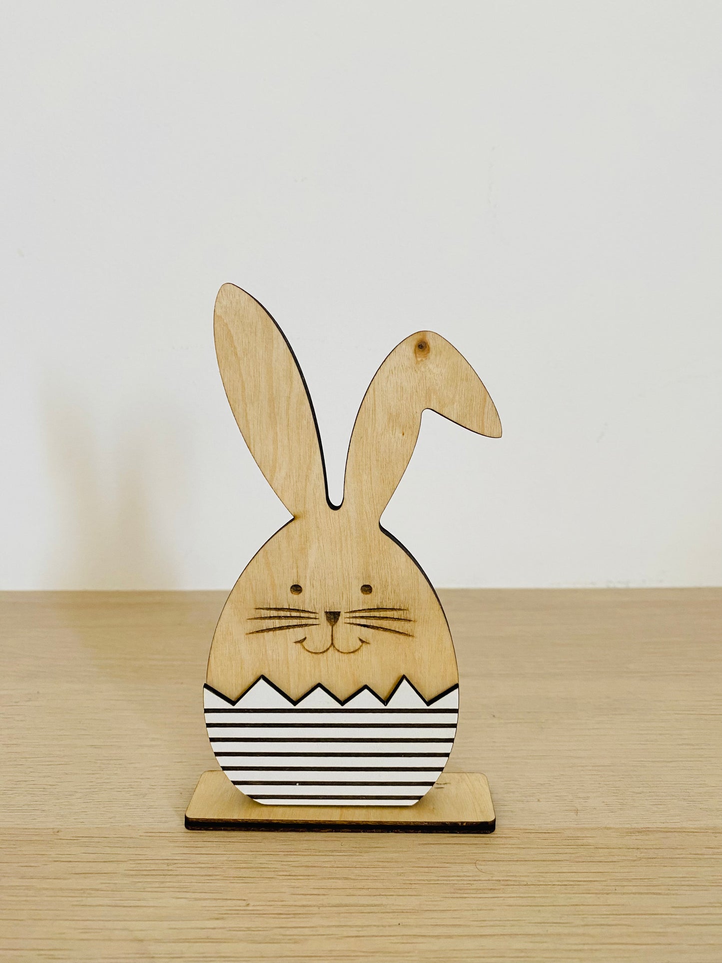 Wooden bunny;2