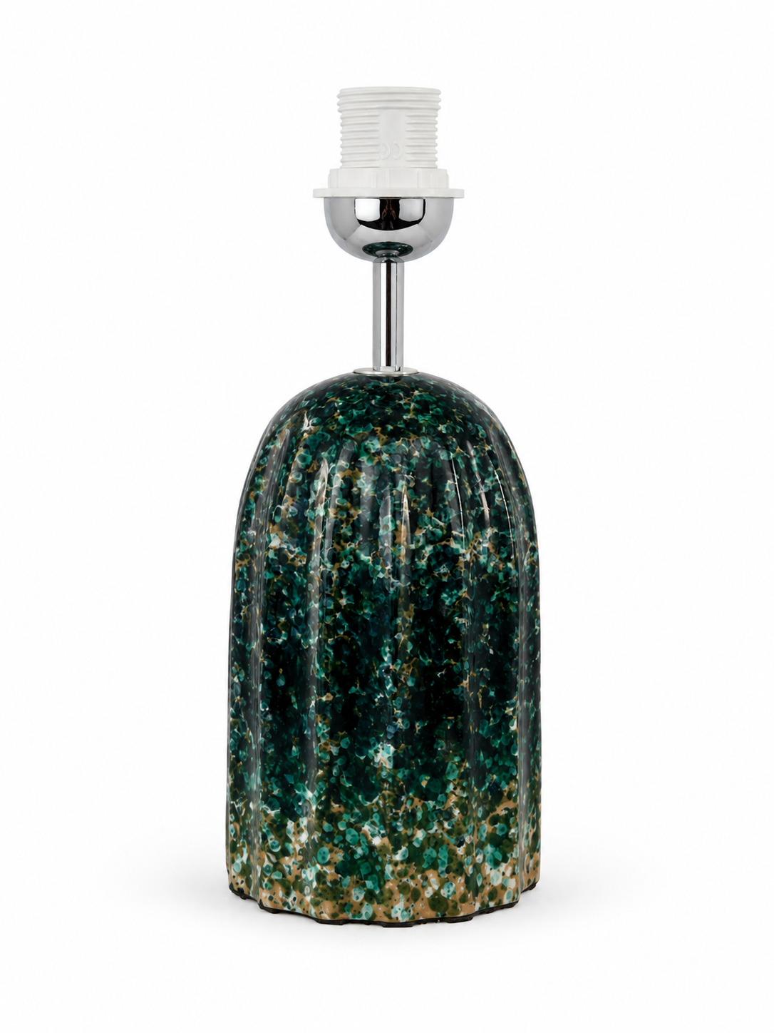 Emerald Glaze Ceramic Lamp Base
