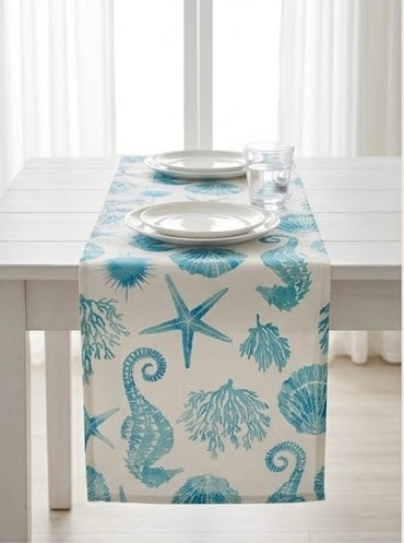 Sea Life Runner & Bed Throw-1