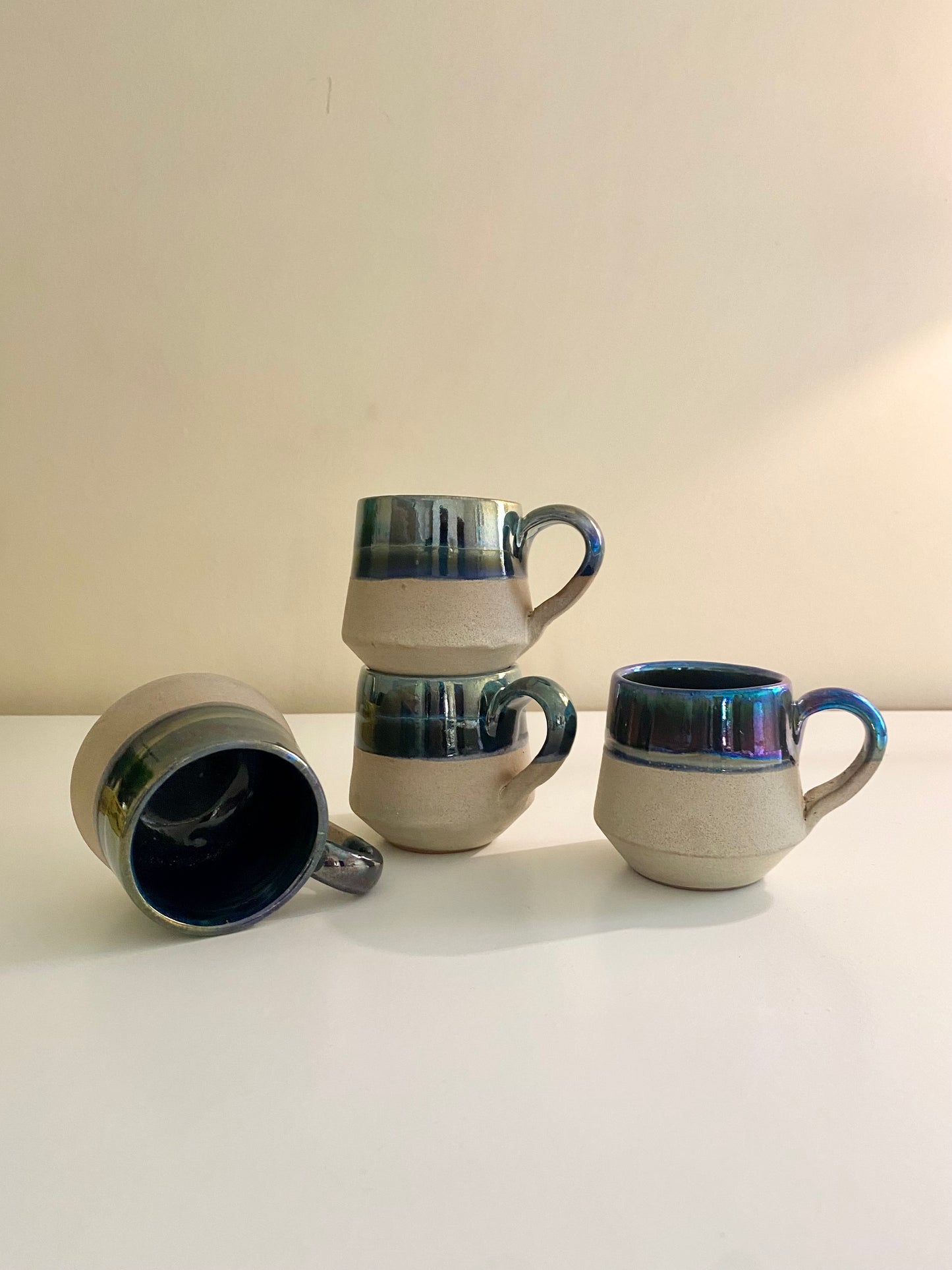 Pottery coffee cup