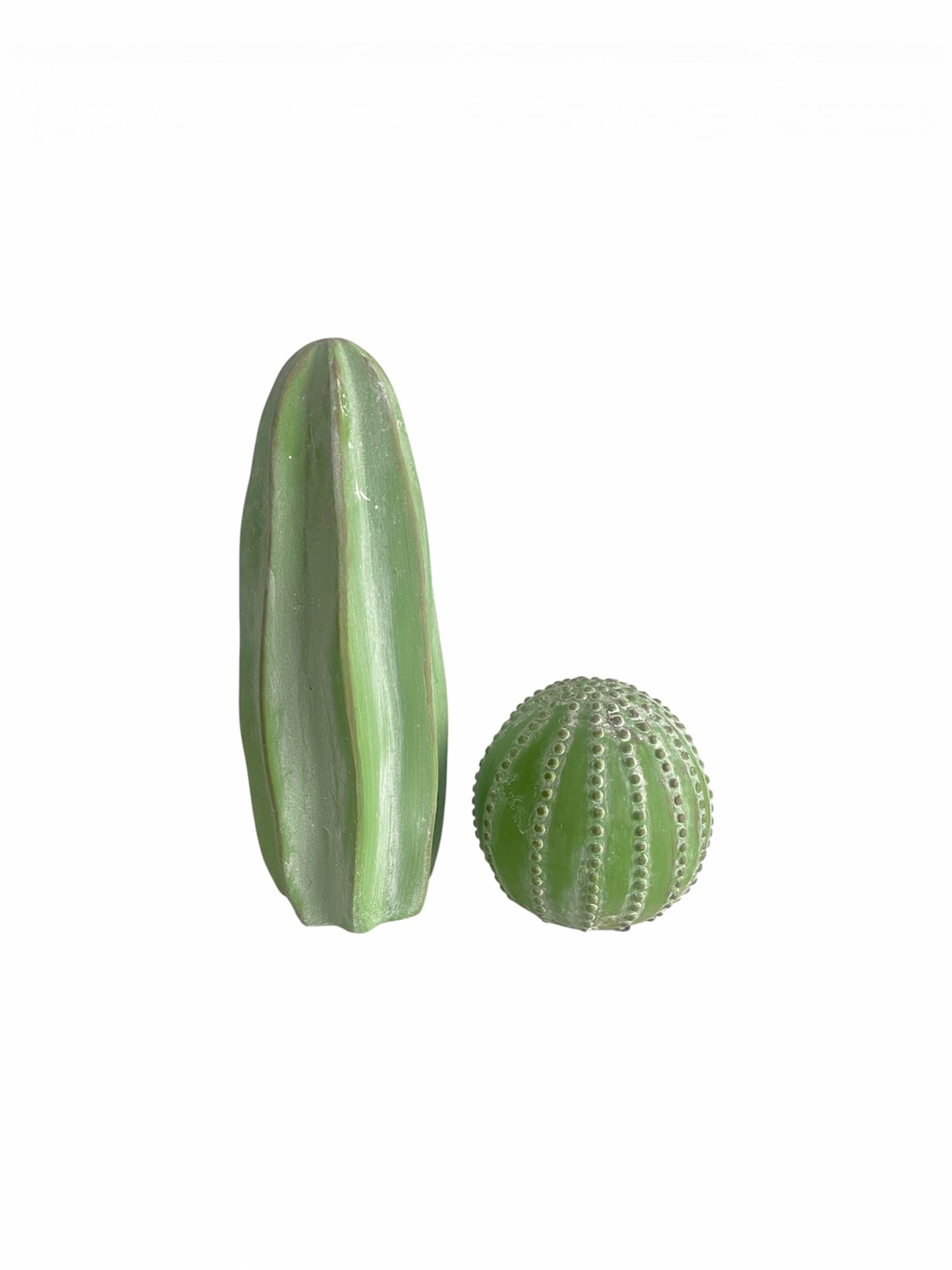 Sage Cactus Sculpture Set